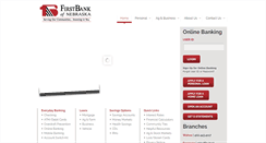 Desktop Screenshot of firstbankne.com